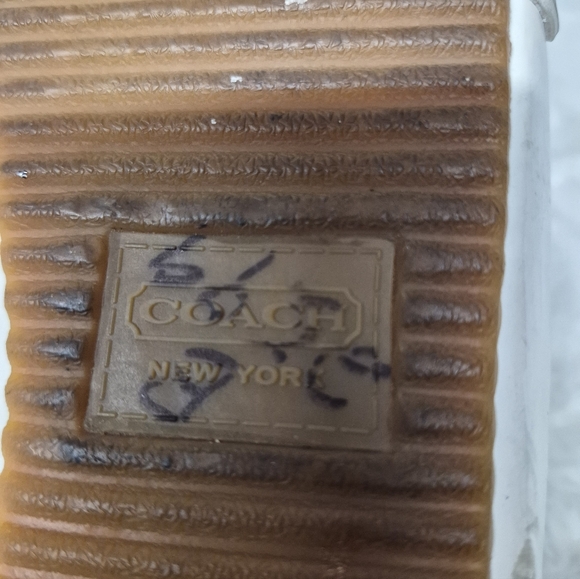 Coach Signature Kalyn Sneakers Womens Sz 9  Flat Black Suede - Picture 10 of 10